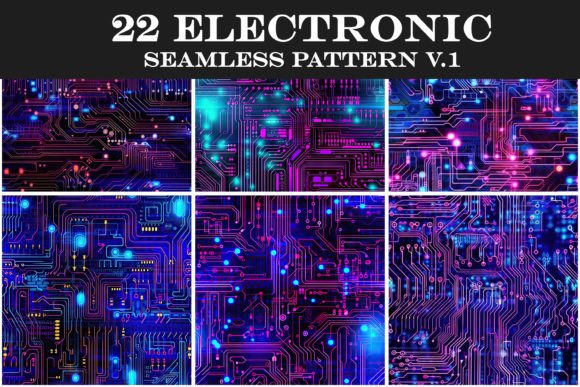 Download Electronic Pattern,Circuit Board 300 DPI - Circuit Collection