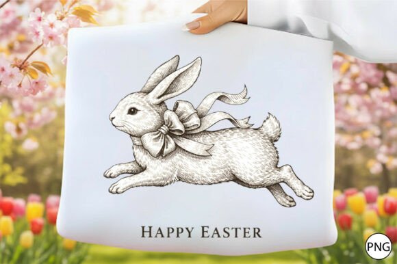 Download Happy Easter Bunny PNG EPS SVG Clipart - Eps Collection