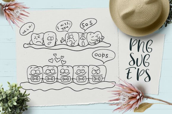 Download Braces on Teeth Vector Graphics SVG, EPS - Premium Resources
